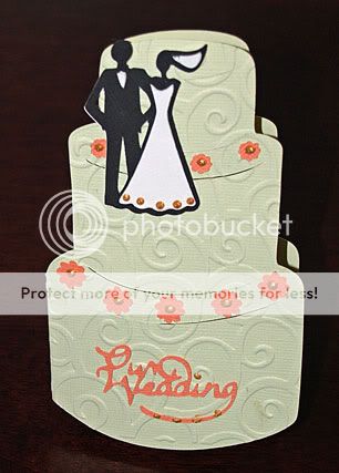 Cricut Wedding Cards